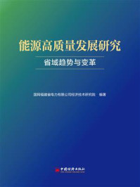 《能源高质量发展研究:省域趋势与变革》-国网福建省电力有限公司经济技术研究院 《能源高质量发展研究:省域趋势与变革》-国网福建省电力有限公司经济技术研究院