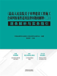 《《最高人民法院关于审理建设工程施工合同纠纷案件适用法律问题的解释（二）》逐条解析与实务指引》-河南省律师协会建设工程法律专业委员会