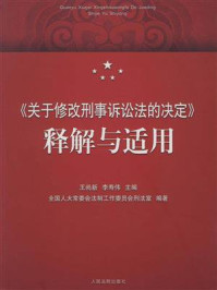 《关于修改刑事诉讼法的决定释解与适用》-王尚新