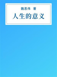 《人生的意义》-魏思伟