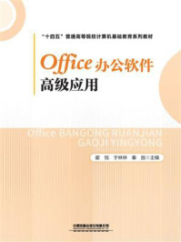 《Office办公软件高级应用》-翟悦 《Office办公软件高级应用》-翟悦